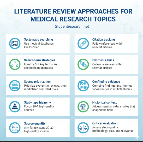 Medical Research Topics for High School Students Lierature Review Approaches