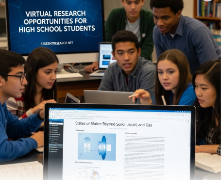 Virtual research opportunities for high school students any topic is just a click away