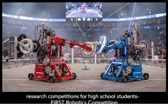research competitions for high school students at First Robotics Competition