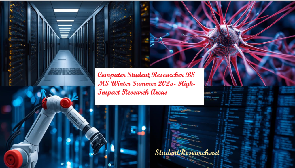 Computer Student Researcher BS MS Winter Summer 2025- High-Impact Research Areas A collage