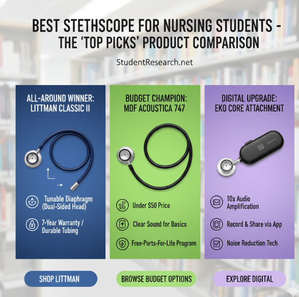 Best Stethoscope for Nursing Students-Top Comparison