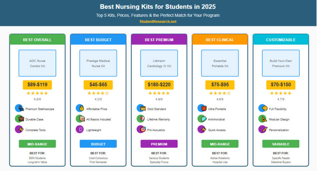 Nursing Kits for Students- Top Five Kits comparison