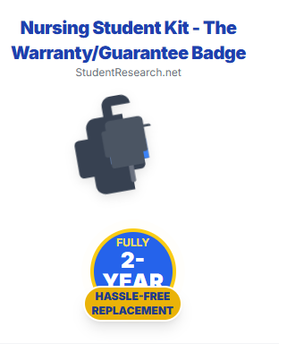Nursing Student Kit- Product Warranty Bage