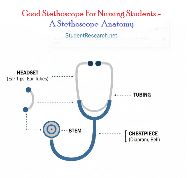 Good Stethoscope For Nursing Students- A Stethoscope Anatomy