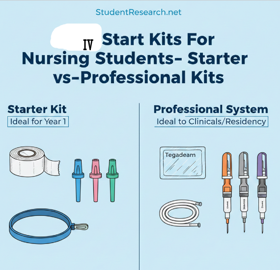 IV Start Kit For Nursing Students-Start Kit Vs Professional Kit