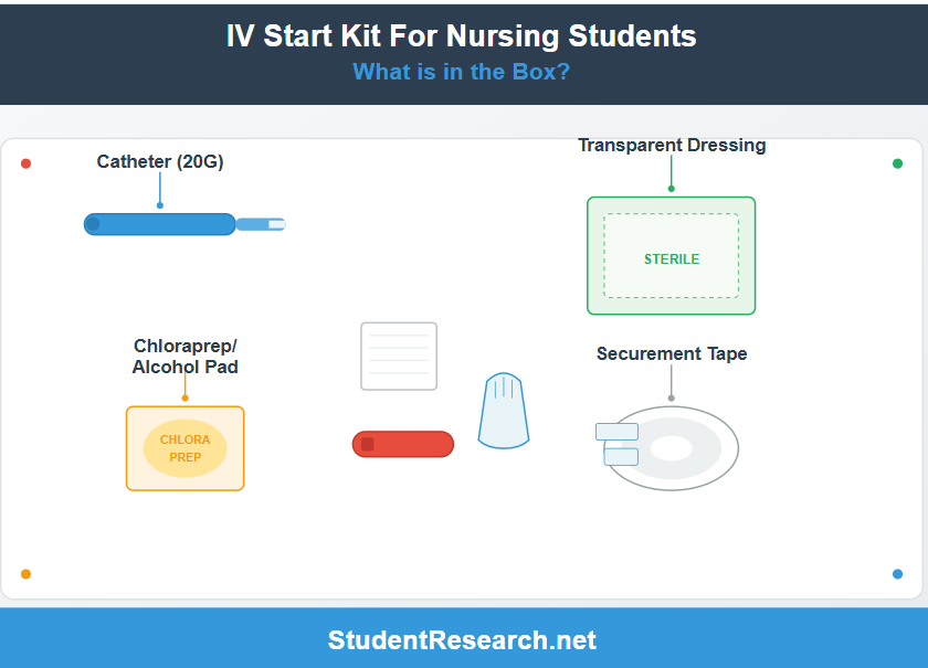 IV Start Kit for Nursing Students- What is in the Box