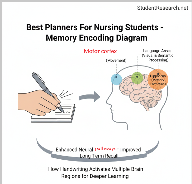 best planners for nursing students- hand- brain coordination.