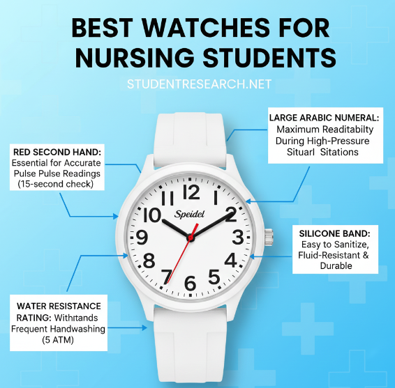 Best Watches For Nursing Students-Anatomy of a Perfect Nursing Watch