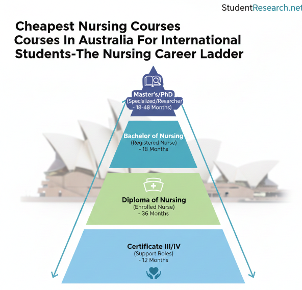 Cheapest Nursing Courses In Australia For International Students-The Nursing Career Ladder