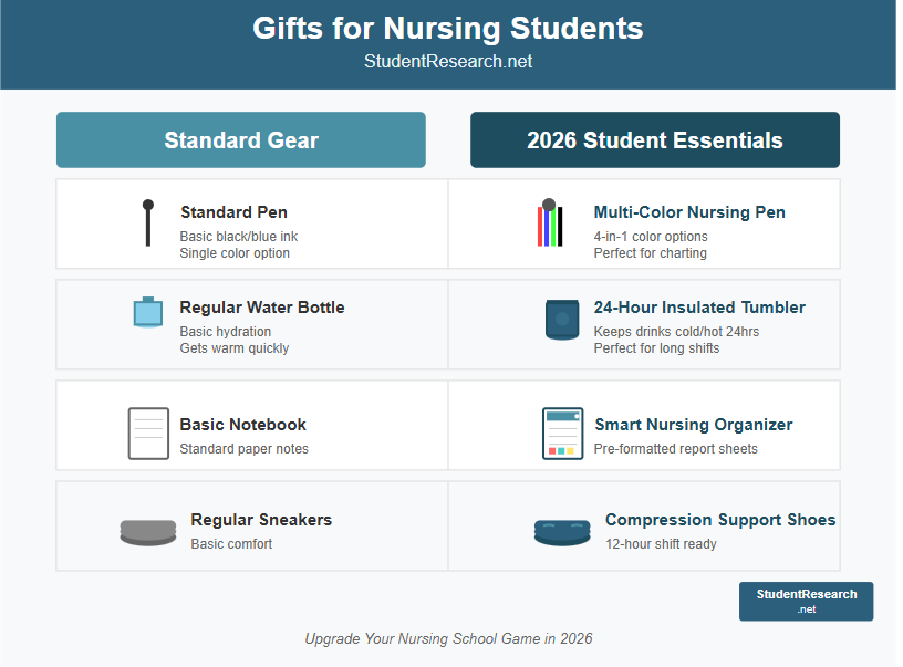 Gifts for Nursing Student-Standard Gear vs. 2026 Student Essentials