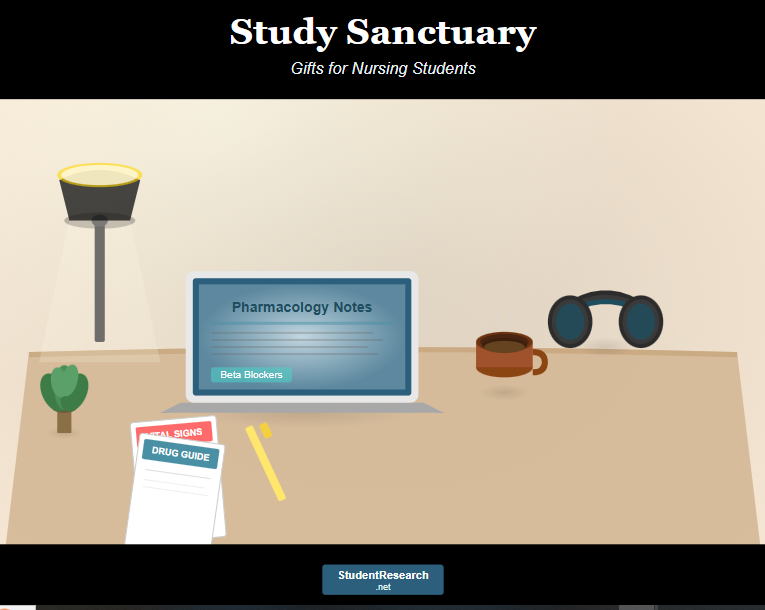 Gifts for Nursing Student- Study Sanctuary