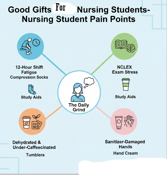 Good Gifts for Nursing Students-Nursing Pain Points