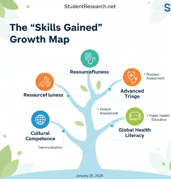 Medical Mission Trips for Nursing Students-Skills Gained Growth Map