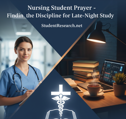 Nursing Student Prayer-Finding the Discipline for Late-Night Study.