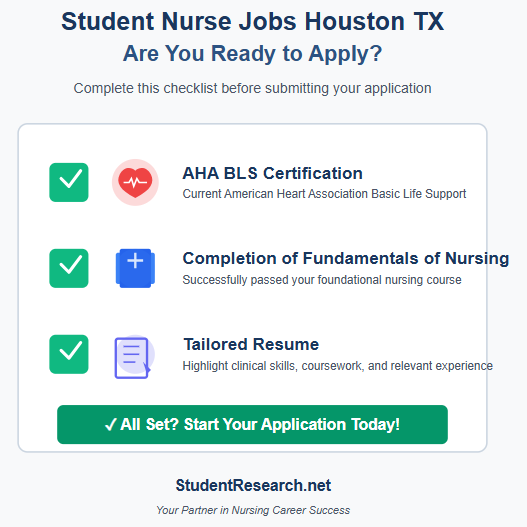 Student Nurse Jobs Houston Tx-Are You Ready to Apply