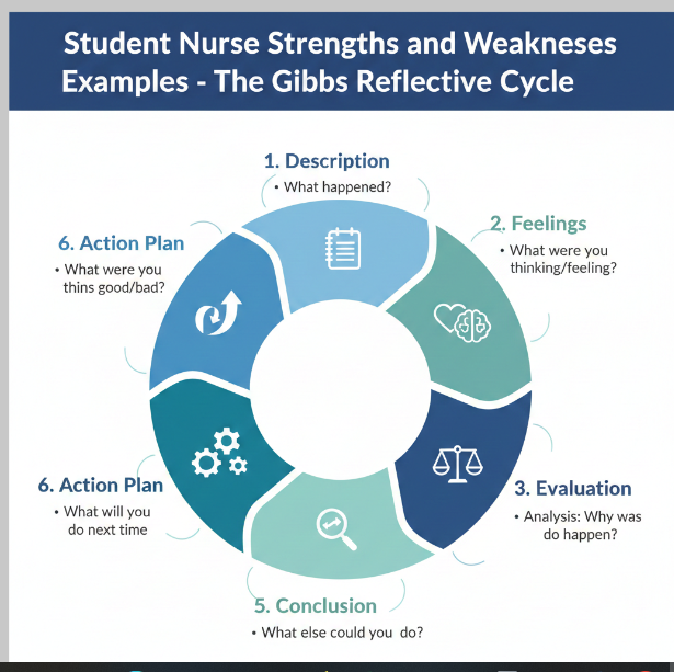 Student Nurse Strengths and Weaknesses Examples- The Gibbs Reflective Cycle 
