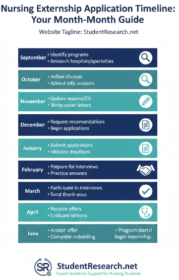 Externships for Nursing Students-Nursing Externship Application Timelines.