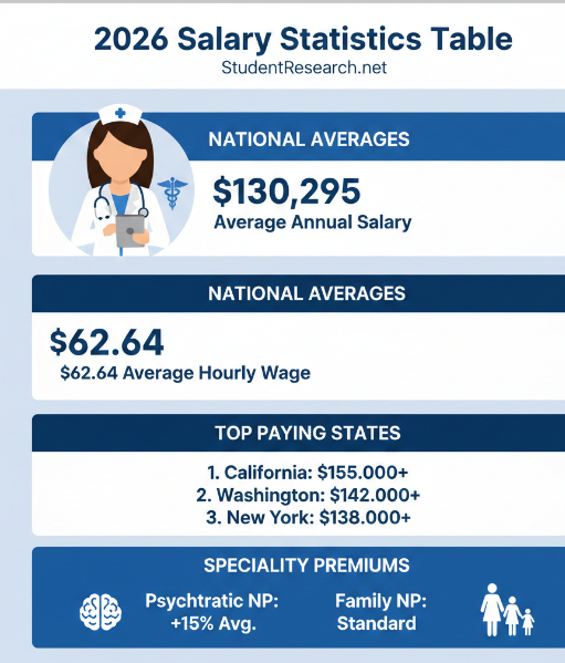 Student Health Nurse Practitioner Jobs-2026 Salary Statistics.