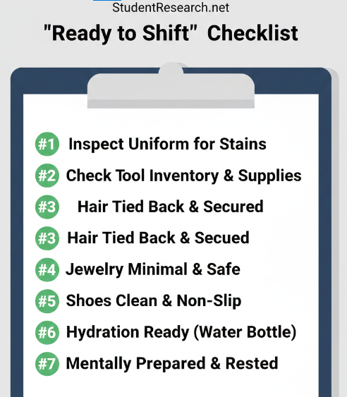 Student Nurse Uniform -Ready to Shift Checklist