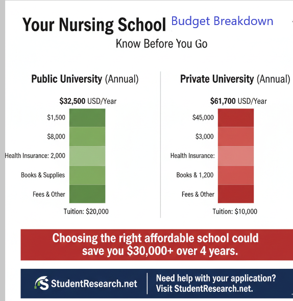 cheapest nursing schools in usa for international students-The Budget Breakdown