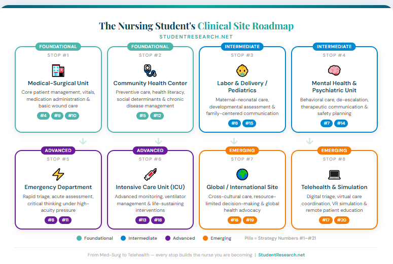Clinical Sites for Nursing Students- The Nursing Student's Clinical Site Roadmap