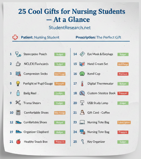 cool gifts for nursing students-The Nursing Students Gifts At a Glance.