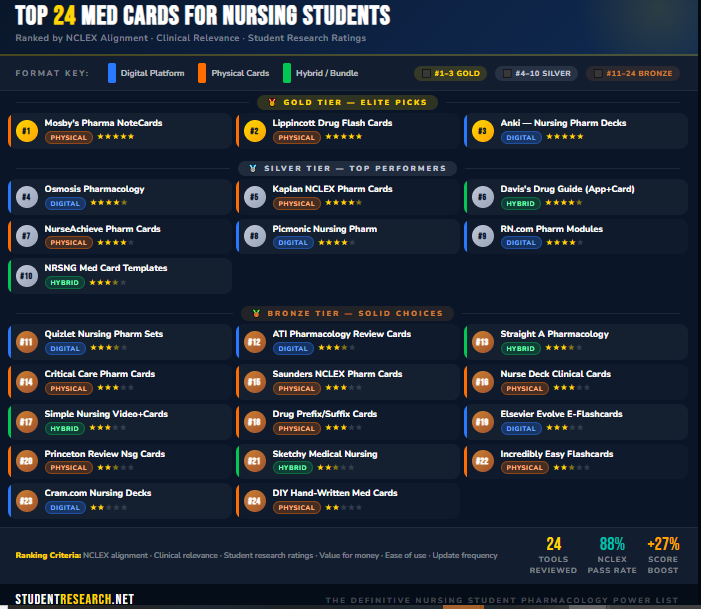 med cards for nursing students-Top 24 Med Cards for Nursing Students — At a Glance Rankings.
