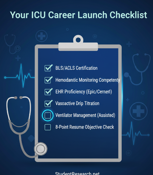 resume objective for nursing objective- your ICU career launch.