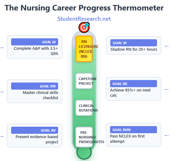 smart goals for nursing students examples-the nursing progress career thermometer