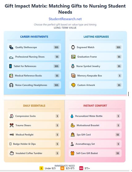 top gifts for nursing students-Gift Impact Matrix.