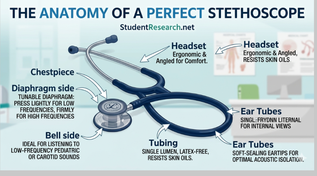 nursing student essentials-The Anatomy of a Perfect Stethoscope