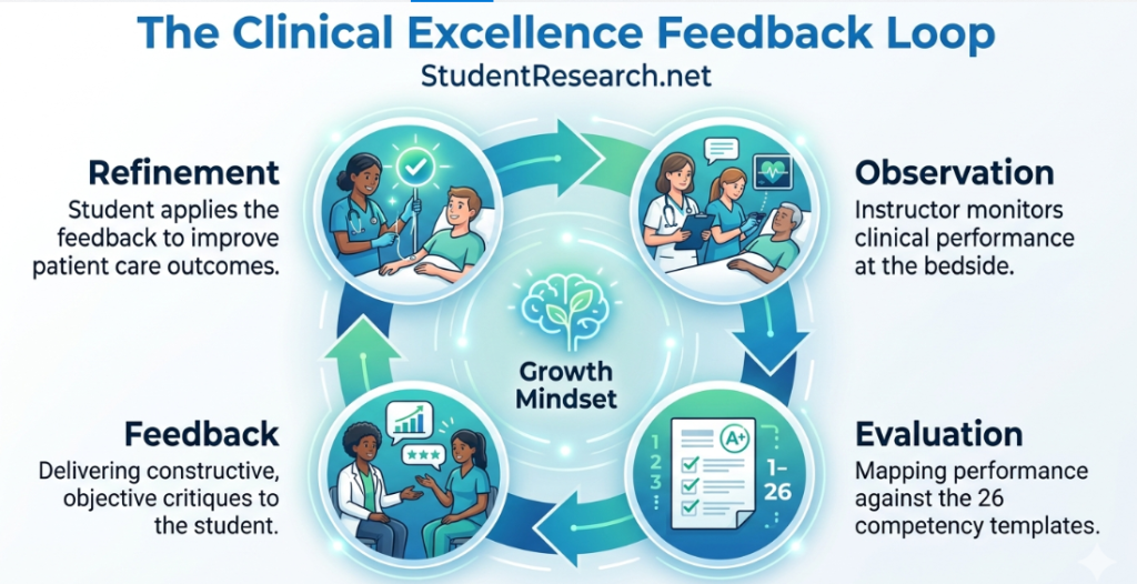 nursing student evaluation examples-The Clinical Excellence Feedback Loop.