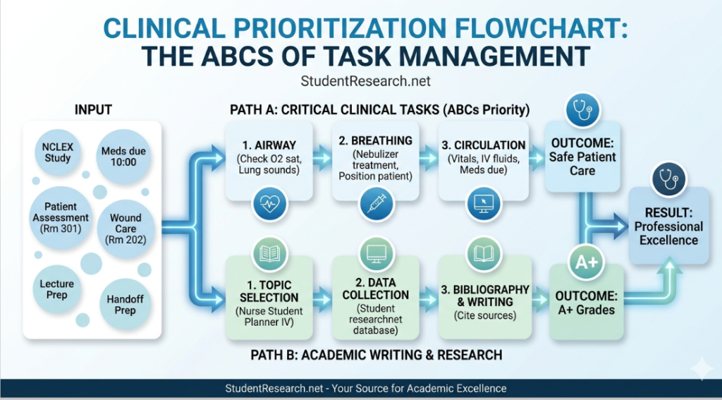 nursing student planners-Clinical Prioritization Flowchart The ABCs of Organization