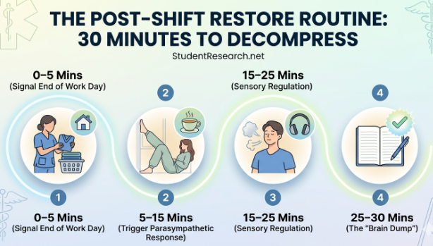 Gifts for a student nurse-Recovery Timeline Graphic