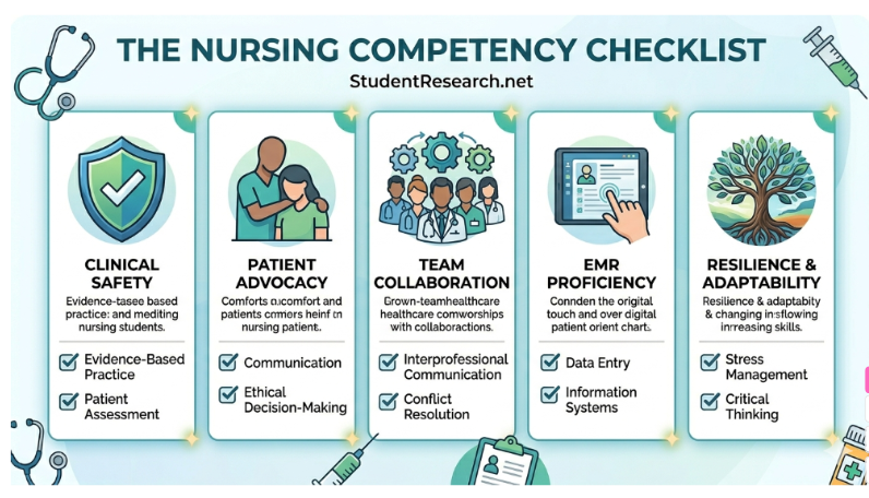 Letter of recommendation for nursing student from instructor -The Nursing Competency Checklist.