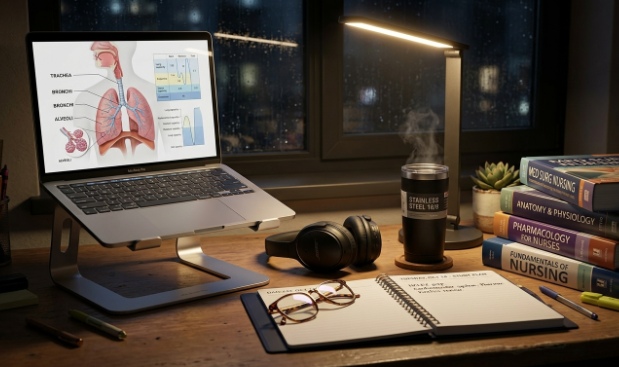 Nursing Student Gifts-The Focused Late-Night Study Sanctuary