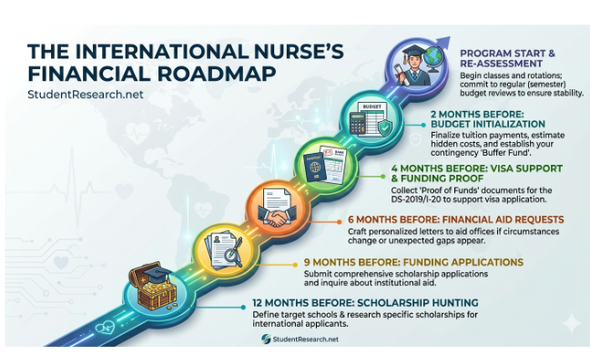 Nursing fees in USA for international students-The International Nurses Financial Roadmap