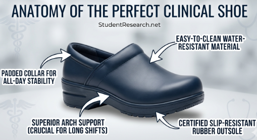 Scrubs For Nursing Students-Anatomy of the Perfect Clinical Shoe