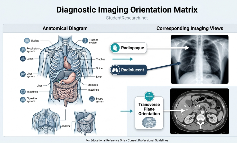 anatomy for nursing students-The Diagnostic Imaging Orientation Matrix