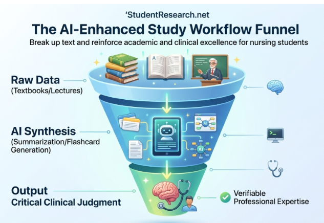 examples of smart goals for nursing students-The AI-Enhanced Study Workflow Funnel.