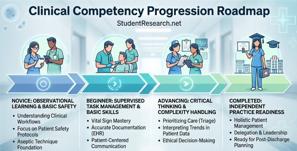 student nurse evaluation examples-Clinical Competency Progression Roadmap