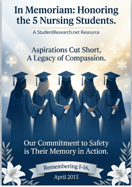 5 Nursing Students Killed on 1-16-In Memoriam  Honoring the 5 Nursing Students