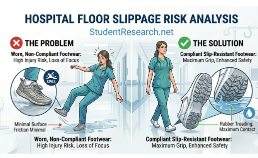 White Shoes For Nursing Students-Hospital Floor Slippage Risk Analysis